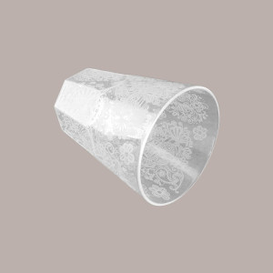Bicchiere Cocktail Tumbler Decorato cc250 Riutilizzabile x 5 pz.