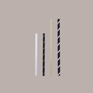 250 Pz Cannuccia BIO Dritta Carta Avana Kraft Straws Dm6 H200 [9cb2c05d]