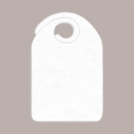 300 Pz Bavaglini Baby Bambino Colore Bianco Puppy in Tessuto Tnt [4caf66e5]
