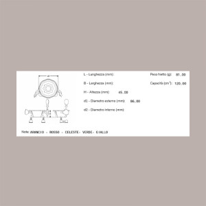 5 Pz Coppetta Gelato Riutilizzabile Yoyoso Circus 120 cc Alcas [69612861]
