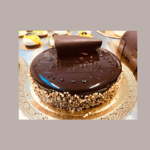 1,5 Kg Glassa a Specchio Fondente per Semifreddo Dolci LEAGEL