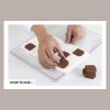 Stampo Silicone per Biscotto Gelato Mini Bon 45x45mm Break&Go [fa1b2e97]