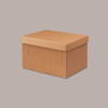 1 Pezzo Cassetta Scatola Baule carta Onda Avana 39x29H24 [961d670b]