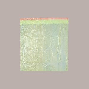 75 Pz Sacchetto Piccolo Immondizia 55x65mm con Maniglie Giallo