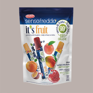 40 Pezzi Ghiacciolo IT'S FRUIT 99% Frutta Senso Freddo DOLFIN