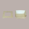 30 Box Alimenti Piccolo Asporto Carta Marrone Finestra 143x143H50 [f37a688c]