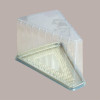 100 Pz Vassoio+Coperchio Medoro Oro Fetta Torta 160x120H85 mm [ac1f27a9]