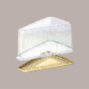 100 Pz Vassoio+Coperchio Medoro Oro Fetta Torta 160x120H85 mm [05c17ed3]
