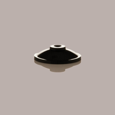100 Pz Base Coperchio Nero in PS per Coppa Marianna 200cc [1ae6c38c]