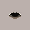 100 Pz Base Coperchio Nero in PS per Coppa Marianna 200cc [1ae6c38c]