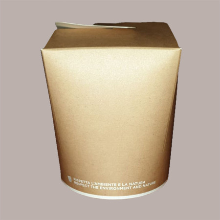 48 Pz Bicchiere Carta Contenitore Asporto Cibo da passeggio 500 Ml [06de98f1]