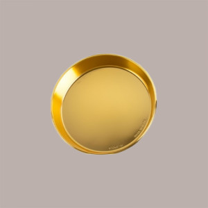 10 Vassoio Oro Marrone Charlotte Tiramisù Babà Profitterol 22 cm [cb79bfbe]