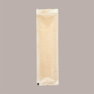 250 Pz Palettina Gelato Biodegradabile PLA Beige Imbustate Carta [3dadf68d]