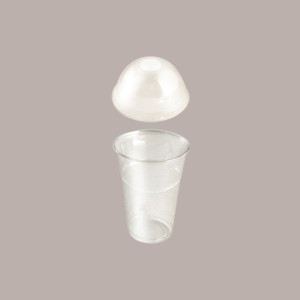 50 Pz Coperchio CUPOLA PET dm95 CON FORO per 575cc 650cc
