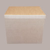 2 Pz Scatola Baule+Coperchio Carta Onda Avana 400x340H340 mm [7328997c]