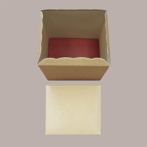 2 Pz Scatola Baule+Coperchio Carta Onda Avana 400x340H340 mm [c4355878]