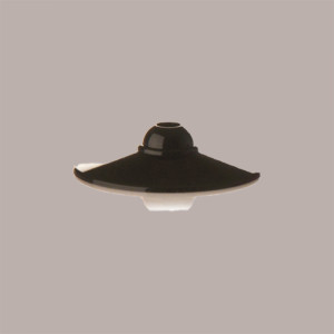 120 Pz Bicchiere Flute Calice Base Nera 120cc Plastica Usa e Getta [83308171]