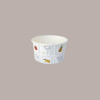 200 Pz Coppetta Gelato Dessert Carta Grande Fantasia Silver 200cc [3c82f532]