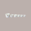 200 Pz Coppetta Gelato Dessert Carta Grande Fantasia Silver 200cc [8a846a4f]