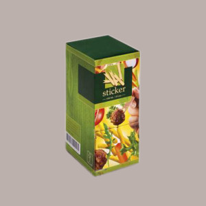 1000 Pz Forchettina Sticker 2 Punte in Legno Patatine Finger Food