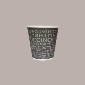 50 Pezzi Bicchiere Termico Carta Caffè 3oz Coffee Black Take Away [48f7a675]