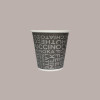 50 Pezzi Bicchiere Termico Carta Caffè 3oz Coffee Black Take Away [48f7a675]