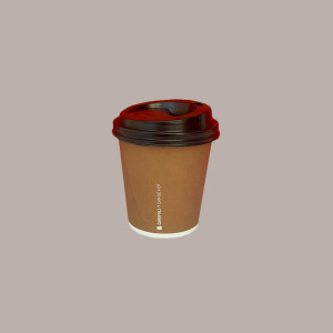 100 Pz Coperchio con Beccuccio Nero Dm6 Bicchieri 4oz  B10BC10