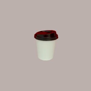 100 Pz Coperchio con Beccuccio Nero Dm6 Bicchieri 4oz  B10BC10 [1f4249fd]