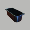 Bacinella Vaschetta per Gelato in Policarbonato Nero 360x165H120 [58843d8d]
