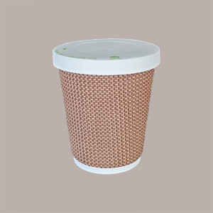 50 Coperchio Carta Beccuccio Bicchiere Cappuccino 200cc BH20 [3d924674]