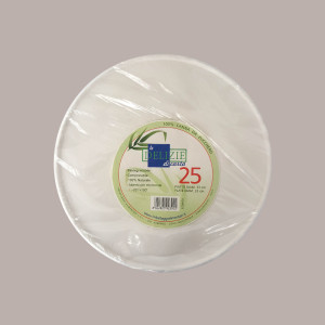 25 Pezzi Piatto Bio Eco Pizza Dm33 in Carta Polpa Pura Cellulosa [eed8ae56]
