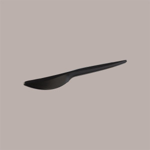 50 BIS Bio Monouso Forchetta e Coltello CPLA NERO + Tovagliolo [d60a2ec8]