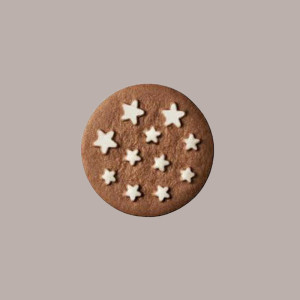 500 Pz Biscotto Cacao per Gelato Stellina Gluten Free BREAK&GO [acf78cbb]