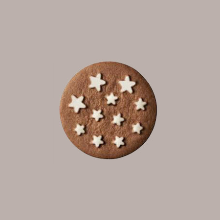 500 Pz Biscotto Cacao per Gelato Stellina Gluten Free BREAK&GO [acf78cbb]