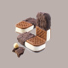 500 Pz Biscotto Cacao per Gelato Stellina Gluten Free BREAK&GO [1a08d82b]