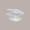 50 Pz Vaschetta + Coperchio PET Rettangolare Trasparente 375cc [18d2487c]