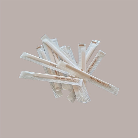 1000 Pz Palette Legno 90mm Imbustate Singole Caffè Cappuccino [eee4ce8b]