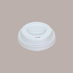 100 Pz Coperchio Beccuccio CPLA BIO ECO Bianco Dm90 [f6116f83]