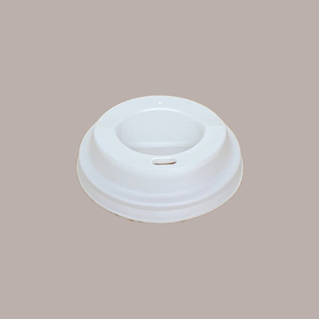 100 Pz Coperchio Beccuccio CPLA BIO ECO Bianco Dm90 [f6116f83]