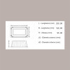 25 Pz Coperchio per Vassoio Medoro Rettangolare 15x25 cm Alcas [af2b2216]