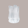 Porta Coppette Gelato Girevole a 4 file in Plexiglass Base Satinata [13c70c03]
