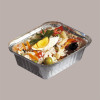 100 Pz Contenitore Vaschetta Alluminio 2 Porzioni R45L 202x137H50mm CONTITAL [4b9630f9]