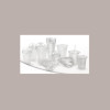 100 Pz Bicchiere Plastica PET 350cc (0,25 L alla Tacca) + Coperchio Piatto taglio croce Bibita Birra [bc04c6a6]