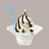 50 Pz Coppetta 100cc YO MIX Yogurt Gelato PLA trasparente BIO ALCAS [2023ba32]