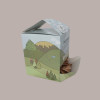 200 Pz Palettina Biodegradabile PLA Beige Imbustate Carta in Box [02797033]