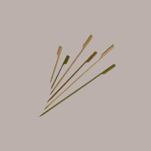 100 Pezzi Spade Spiedino cm 9 Natural Bamboo Legno