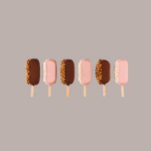 1 Pz Espositore Vetrina Orizzontale per Ghiaccioli Stecchi Gelato 24 Fori 36x25H5cm [67a0a6ab]