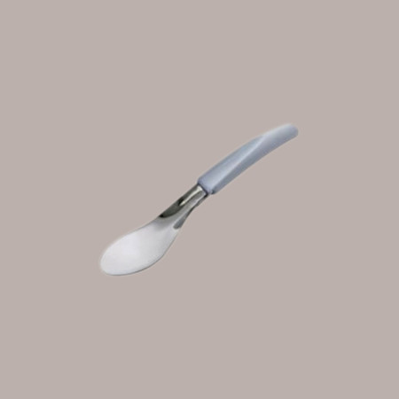 Spatola in Acciaio con Manico Ergonomico Trasparente Satinato Ideale per Gelato 26cm [279e892c]