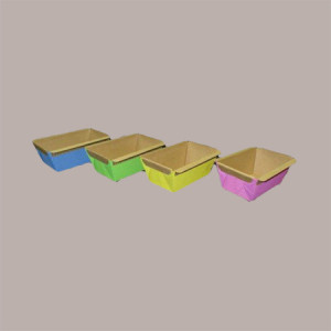 20 Pz Stampo Forme Cottura Carta Forno Verde Usa e Getta per Plumcake 200gr 84x170H50mm [9d19380b]