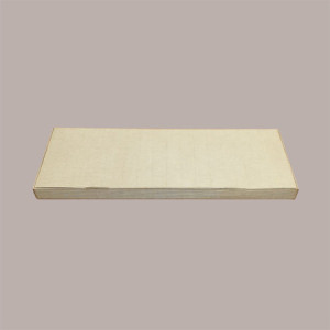 10 Pz Scatola Cartoncino Liscio Avana Porta Salmone Trancio 700x250H40mm [4c492c25]